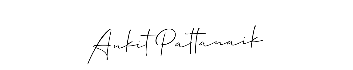 The best way (Allison_Script) to make a short signature is to pick only two or three words in your name. The name Ankit Pattanaik include a total of six letters. For converting this name. Ankit Pattanaik signature style 2 images and pictures png