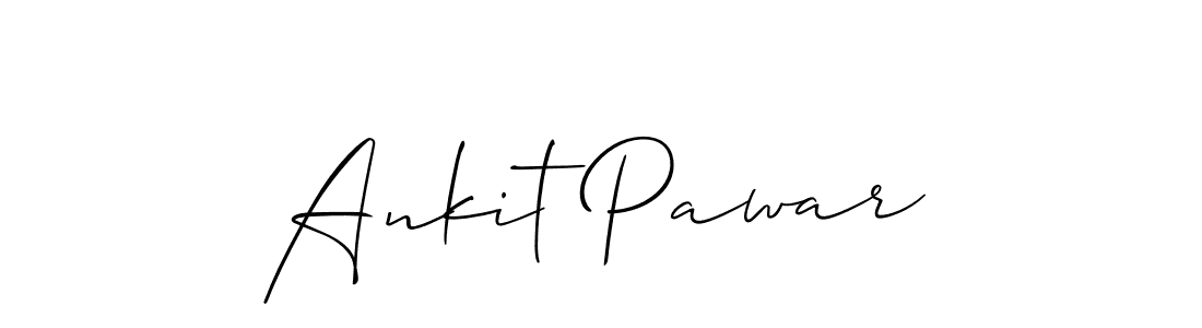 You should practise on your own different ways (Allison_Script) to write your name (Ankit Pawar) in signature. don't let someone else do it for you. Ankit Pawar signature style 2 images and pictures png