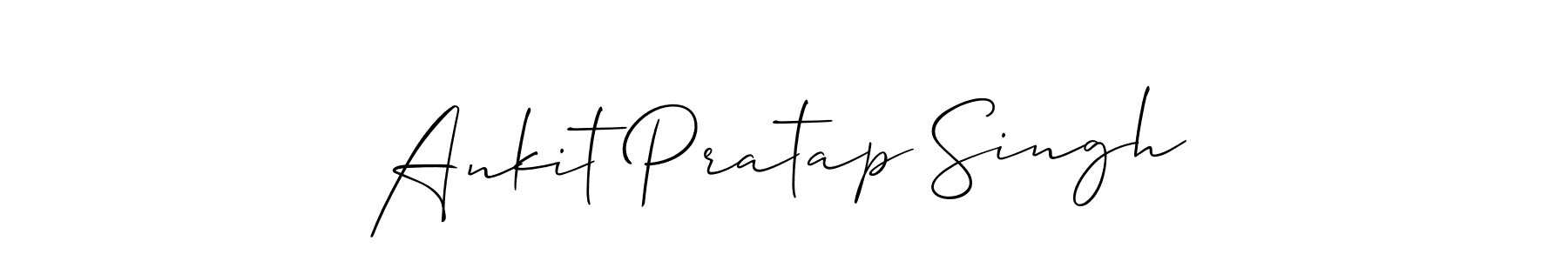 Design your own signature with our free online signature maker. With this signature software, you can create a handwritten (Allison_Script) signature for name Ankit Pratap Singh. Ankit Pratap Singh signature style 2 images and pictures png