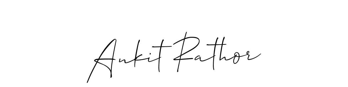 Allison_Script is a professional signature style that is perfect for those who want to add a touch of class to their signature. It is also a great choice for those who want to make their signature more unique. Get Ankit Rathor name to fancy signature for free. Ankit Rathor signature style 2 images and pictures png