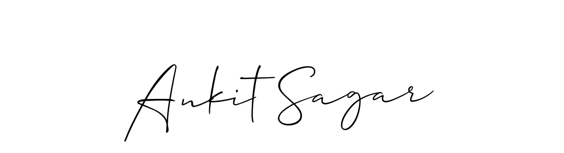 It looks lik you need a new signature style for name Ankit Sagar. Design unique handwritten (Allison_Script) signature with our free signature maker in just a few clicks. Ankit Sagar signature style 2 images and pictures png