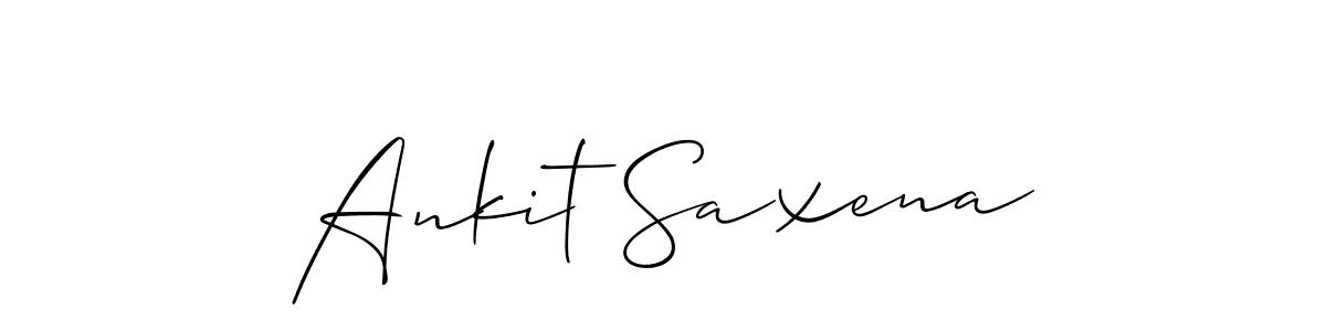 You should practise on your own different ways (Allison_Script) to write your name (Ankit Saxena) in signature. don't let someone else do it for you. Ankit Saxena signature style 2 images and pictures png