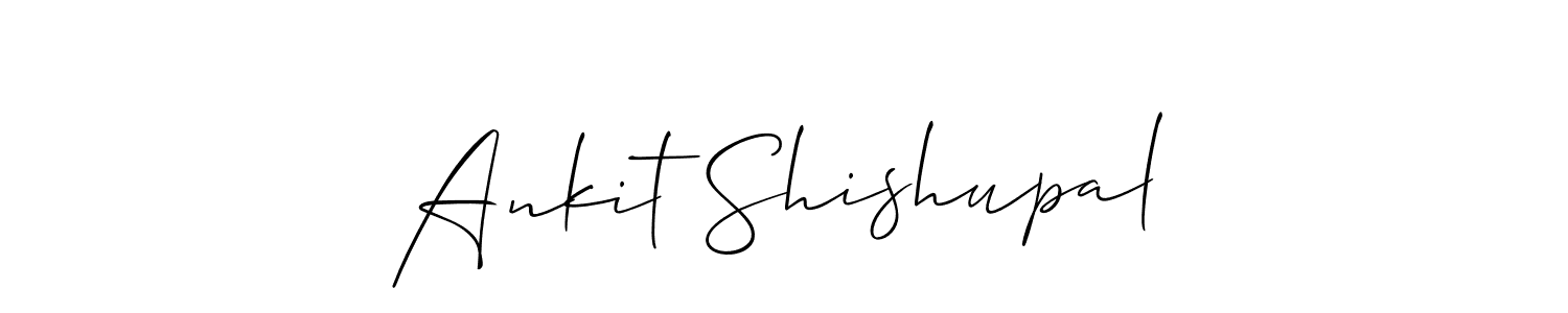 Also we have Ankit Shishupal name is the best signature style. Create professional handwritten signature collection using Allison_Script autograph style. Ankit Shishupal signature style 2 images and pictures png