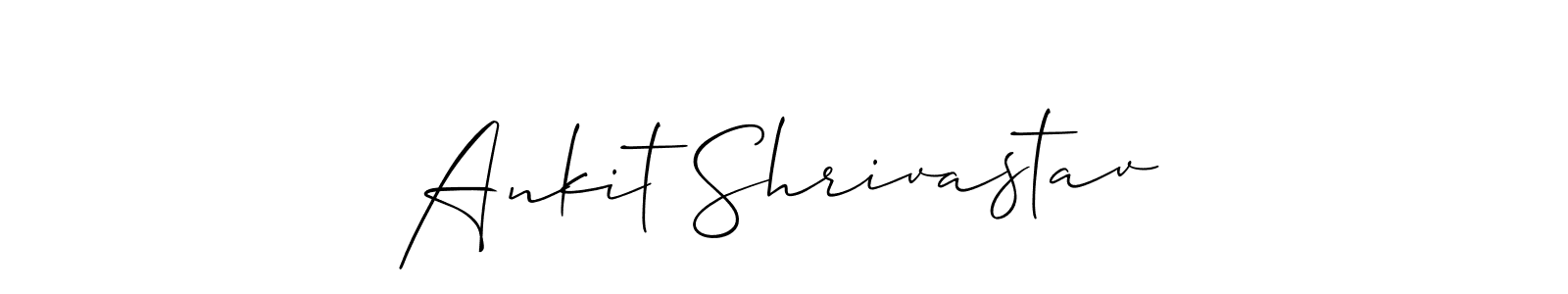 Similarly Allison_Script is the best handwritten signature design. Signature creator online .You can use it as an online autograph creator for name Ankit Shrivastav. Ankit Shrivastav signature style 2 images and pictures png