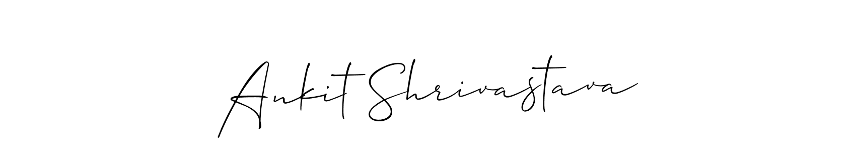 Also we have Ankit Shrivastava name is the best signature style. Create professional handwritten signature collection using Allison_Script autograph style. Ankit Shrivastava signature style 2 images and pictures png