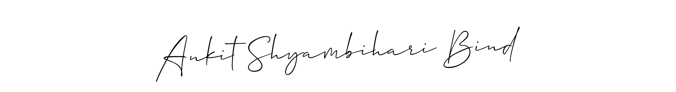 How to make Ankit Shyambihari Bind signature? Allison_Script is a professional autograph style. Create handwritten signature for Ankit Shyambihari Bind name. Ankit Shyambihari Bind signature style 2 images and pictures png