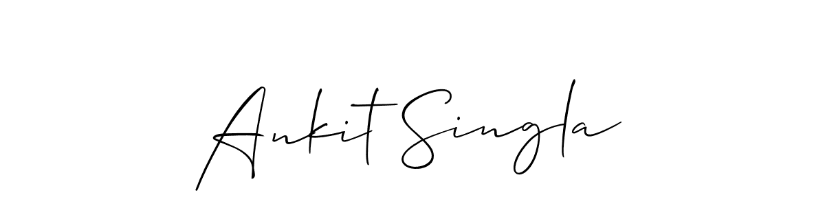 Best and Professional Signature Style for Ankit Singla. Allison_Script Best Signature Style Collection. Ankit Singla signature style 2 images and pictures png