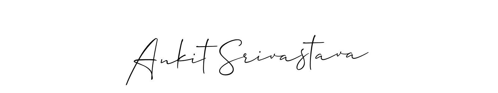 Similarly Allison_Script is the best handwritten signature design. Signature creator online .You can use it as an online autograph creator for name Ankit Srivastava. Ankit Srivastava signature style 2 images and pictures png