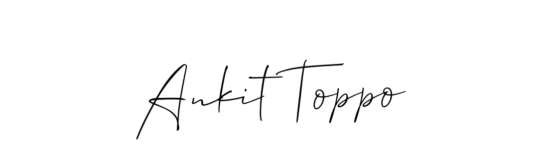 See photos of Ankit Toppo official signature by Spectra . Check more albums & portfolios. Read reviews & check more about Allison_Script font. Ankit Toppo signature style 2 images and pictures png