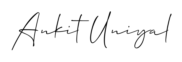 Use a signature maker to create a handwritten signature online. With this signature software, you can design (Allison_Script) your own signature for name Ankit Uniyal. Ankit Uniyal signature style 2 images and pictures png