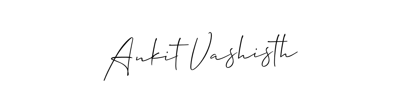 How to Draw Ankit Vashisth signature style? Allison_Script is a latest design signature styles for name Ankit Vashisth. Ankit Vashisth signature style 2 images and pictures png