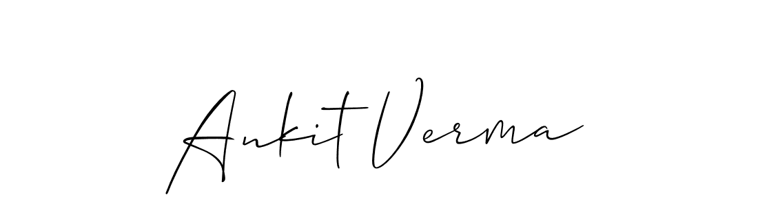 This is the best signature style for the Ankit Verma name. Also you like these signature font (Allison_Script). Mix name signature. Ankit Verma signature style 2 images and pictures png