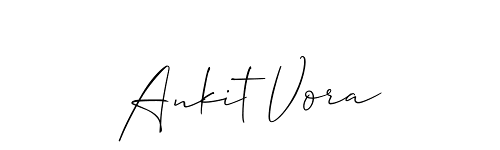 Also You can easily find your signature by using the search form. We will create Ankit Vora name handwritten signature images for you free of cost using Allison_Script sign style. Ankit Vora signature style 2 images and pictures png