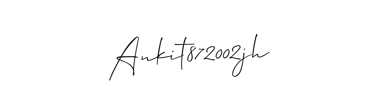 Ankit872002jh stylish signature style. Best Handwritten Sign (Allison_Script) for my name. Handwritten Signature Collection Ideas for my name Ankit872002jh. Ankit872002jh signature style 2 images and pictures png
