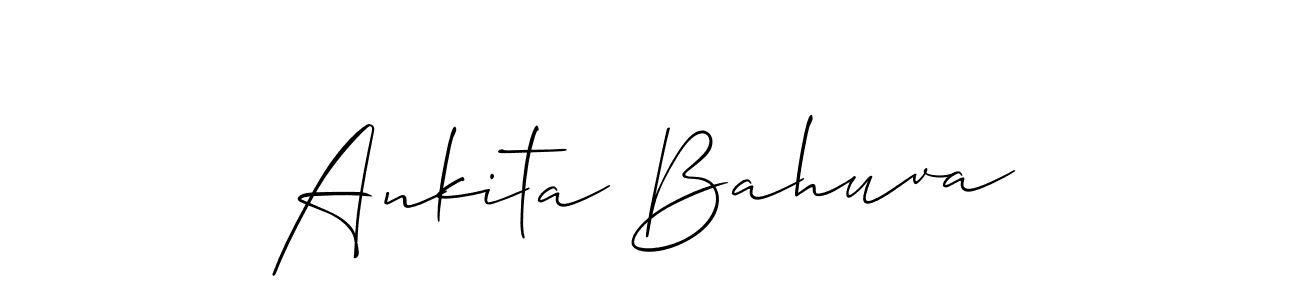 Best and Professional Signature Style for Ankita Bahuva. Allison_Script Best Signature Style Collection. Ankita Bahuva signature style 2 images and pictures png