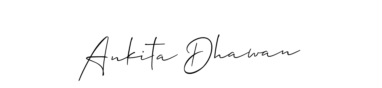 How to Draw Ankita Dhawan signature style? Allison_Script is a latest design signature styles for name Ankita Dhawan. Ankita Dhawan signature style 2 images and pictures png