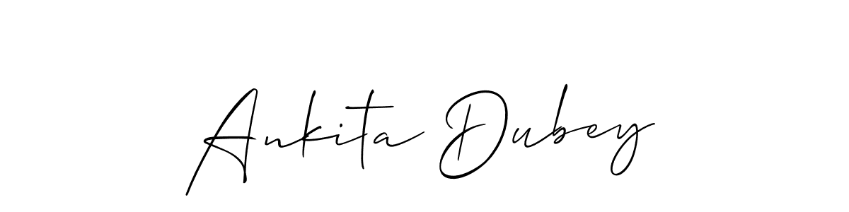 if you are searching for the best signature style for your name Ankita Dubey. so please give up your signature search. here we have designed multiple signature styles  using Allison_Script. Ankita Dubey signature style 2 images and pictures png