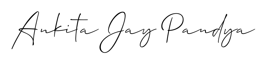Practice writing Ankita Jay Pandya with the flow of Allison_Script lettering. A fantastic source of inspiration for developing your personal signature style. Ankita Jay Pandya signature style 2 images and pictures png