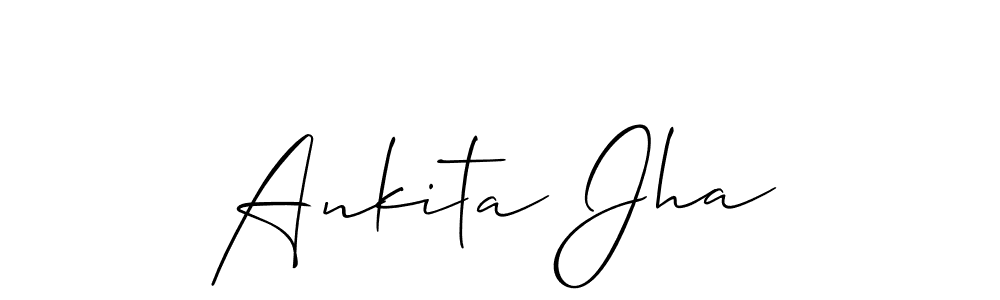 Make a short Ankita Jha signature style. Manage your documents anywhere anytime using Allison_Script. Create and add eSignatures, submit forms, share and send files easily. Ankita Jha signature style 2 images and pictures png