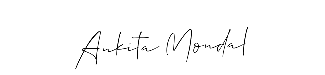This is the best signature style for the Ankita Mondal name. Also you like these signature font (Allison_Script). Mix name signature. Ankita Mondal signature style 2 images and pictures png