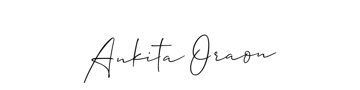 Make a beautiful signature design for name Ankita Oraon. Use this online signature maker to create a handwritten signature for free. Ankita Oraon signature style 2 images and pictures png