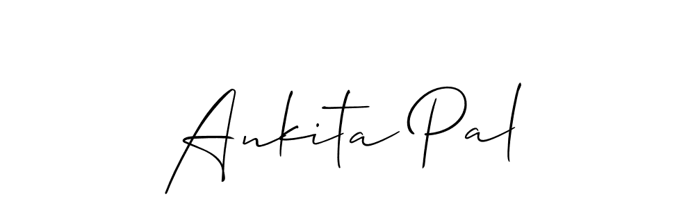 How to Draw Ankita Pal signature style? Allison_Script is a latest design signature styles for name Ankita Pal. Ankita Pal signature style 2 images and pictures png