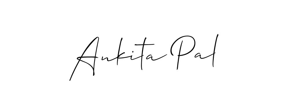 How to Draw Ankita Pal signature style? Allison_Script is a latest design signature styles for name Ankita Pal. Ankita Pal signature style 2 images and pictures png