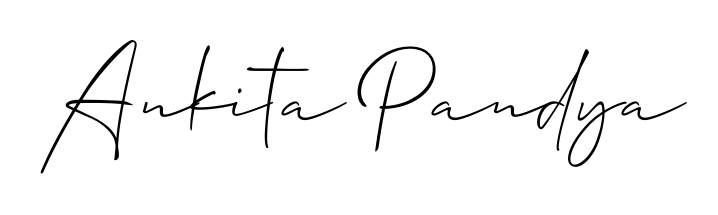 Upgrade your professional image with Ankita Pandya signature created with Allison_Script font. Fast, free, and watermark-free download. Ankita Pandya signature style 2 images and pictures png