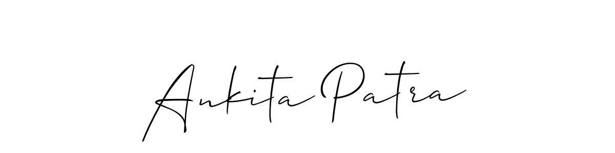 This is the best signature style for the Ankita Patra name. Also you like these signature font (Allison_Script). Mix name signature. Ankita Patra signature style 2 images and pictures png