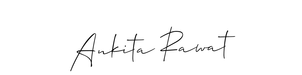How to Draw Ankita Rawat signature style? Allison_Script is a latest design signature styles for name Ankita Rawat. Ankita Rawat signature style 2 images and pictures png