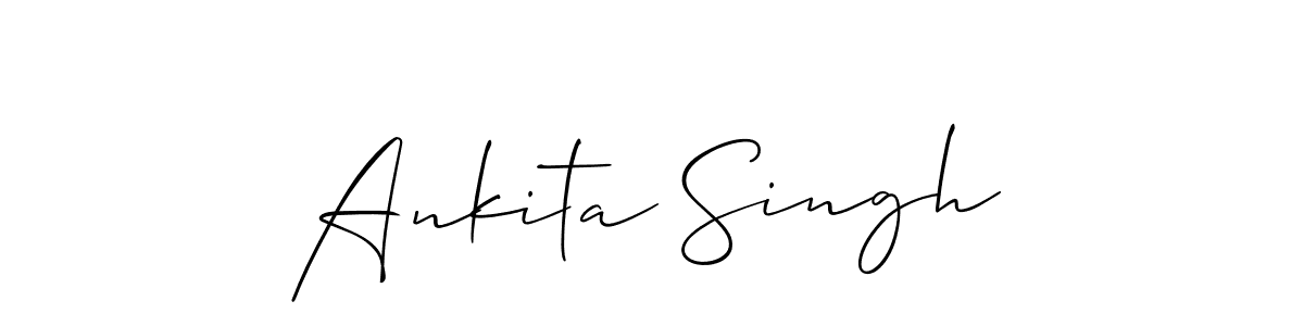 if you are searching for the best signature style for your name Ankita Singh. so please give up your signature search. here we have designed multiple signature styles  using Allison_Script. Ankita Singh signature style 2 images and pictures png