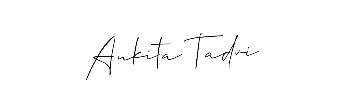 Once you've used our free online signature maker to create your best signature Allison_Script style, it's time to enjoy all of the benefits that Ankita Tadvi name signing documents. Ankita Tadvi signature style 2 images and pictures png