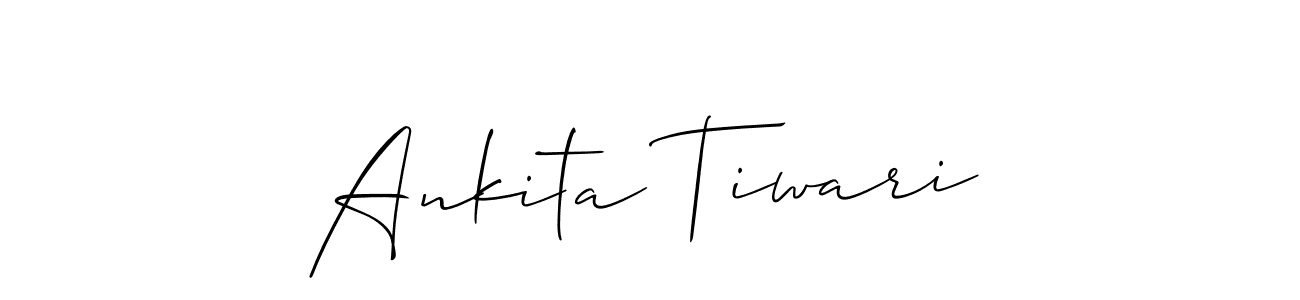Also You can easily find your signature by using the search form. We will create Ankita Tiwari name handwritten signature images for you free of cost using Allison_Script sign style. Ankita Tiwari signature style 2 images and pictures png