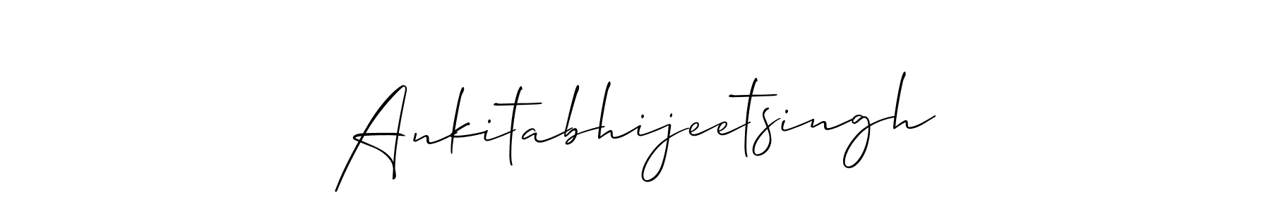 Also You can easily find your signature by using the search form. We will create Ankitabhijeetsingh name handwritten signature images for you free of cost using Allison_Script sign style. Ankitabhijeetsingh signature style 2 images and pictures png