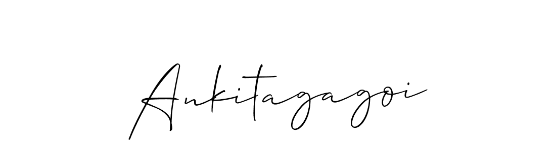 You can use this online signature creator to create a handwritten signature for the name Ankitagagoi. This is the best online autograph maker. Ankitagagoi signature style 2 images and pictures png