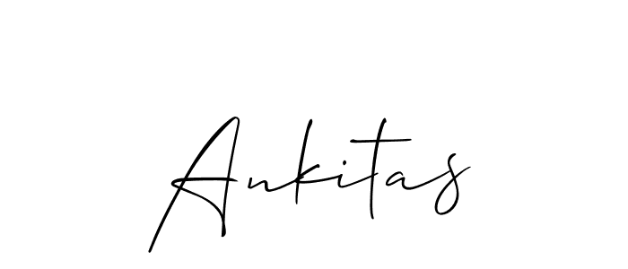 Best and Professional Signature Style for Ankitas. Allison_Script Best Signature Style Collection. Ankitas signature style 2 images and pictures png