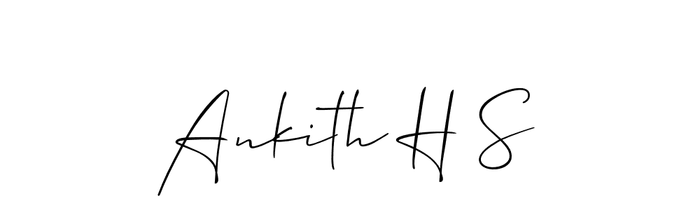 Here are the top 10 professional signature styles for the name Ankith H S. These are the best autograph styles you can use for your name. Ankith H S signature style 2 images and pictures png