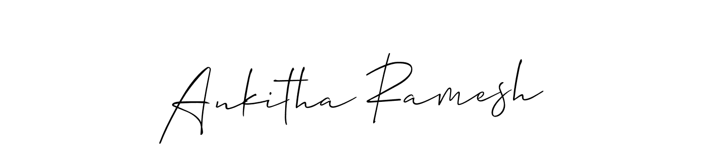 Once you've used our free online signature maker to create your best signature Allison_Script style, it's time to enjoy all of the benefits that Ankitha Ramesh name signing documents. Ankitha Ramesh signature style 2 images and pictures png