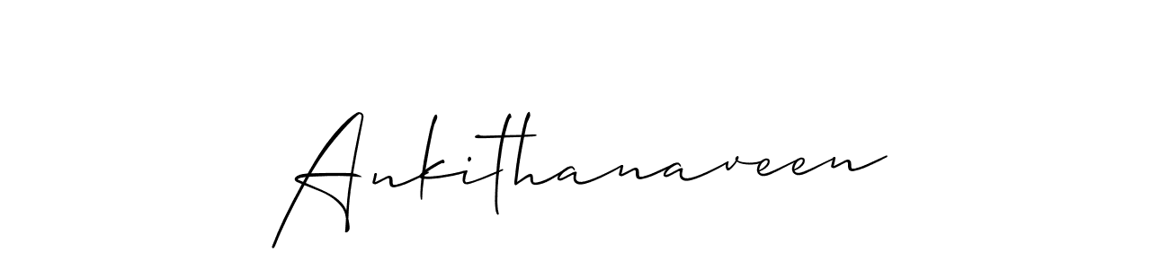 Also You can easily find your signature by using the search form. We will create Ankithanaveen name handwritten signature images for you free of cost using Allison_Script sign style. Ankithanaveen signature style 2 images and pictures png