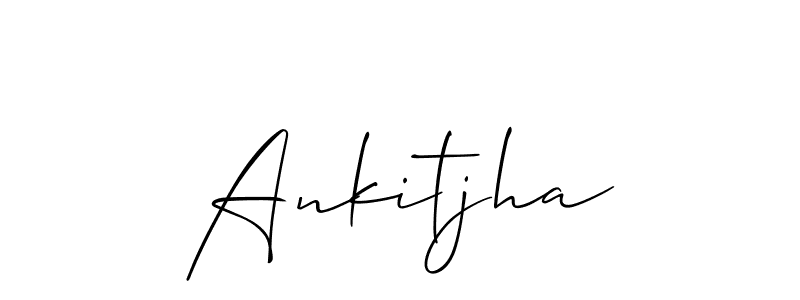 Best and Professional Signature Style for Ankitjha. Allison_Script Best Signature Style Collection. Ankitjha signature style 2 images and pictures png