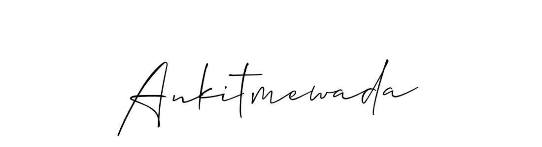 Make a beautiful signature design for name Ankitmewada. Use this online signature maker to create a handwritten signature for free. Ankitmewada signature style 2 images and pictures png