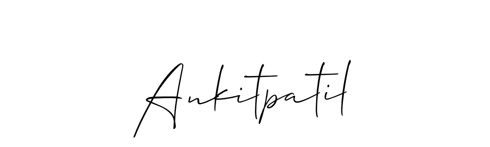 It looks lik you need a new signature style for name Ankitpatil. Design unique handwritten (Allison_Script) signature with our free signature maker in just a few clicks. Ankitpatil signature style 2 images and pictures png