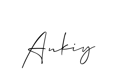 You can use this online signature creator to create a handwritten signature for the name Ankiy. This is the best online autograph maker. Ankiy signature style 2 images and pictures png