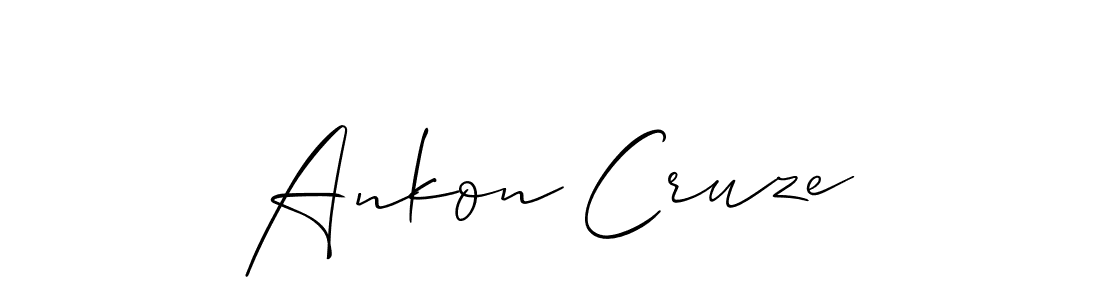 Make a beautiful signature design for name Ankon Cruze. Use this online signature maker to create a handwritten signature for free. Ankon Cruze signature style 2 images and pictures png