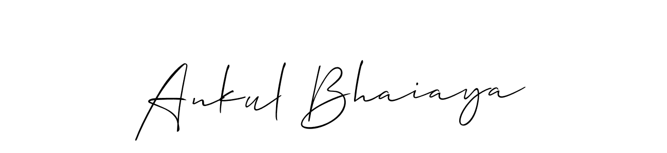 You can use this online signature creator to create a handwritten signature for the name Ankul Bhaiaya. This is the best online autograph maker. Ankul Bhaiaya signature style 2 images and pictures png