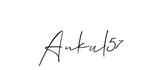 Make a short Ankul57 signature style. Manage your documents anywhere anytime using Allison_Script. Create and add eSignatures, submit forms, share and send files easily. Ankul57 signature style 2 images and pictures png