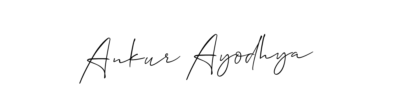 This is the best signature style for the Ankur Ayodhya name. Also you like these signature font (Allison_Script). Mix name signature. Ankur Ayodhya signature style 2 images and pictures png