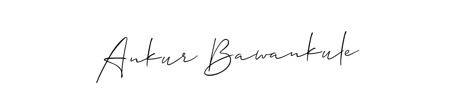 Use a signature maker to create a handwritten signature online. With this signature software, you can design (Allison_Script) your own signature for name Ankur Bawankule. Ankur Bawankule signature style 2 images and pictures png