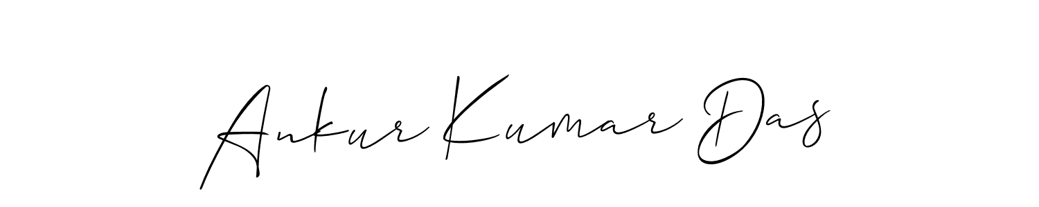 Make a beautiful signature design for name Ankur Kumar Das. With this signature (Allison_Script) style, you can create a handwritten signature for free. Ankur Kumar Das signature style 2 images and pictures png
