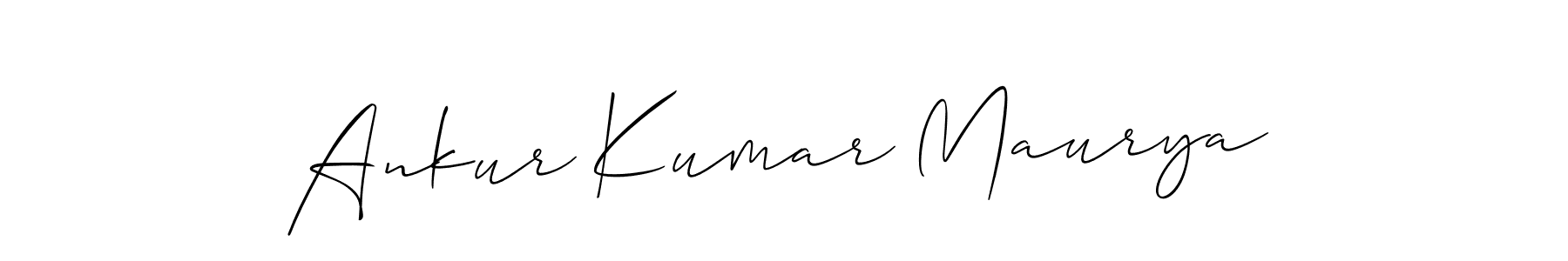 if you are searching for the best signature style for your name Ankur Kumar Maurya. so please give up your signature search. here we have designed multiple signature styles  using Allison_Script. Ankur Kumar Maurya signature style 2 images and pictures png